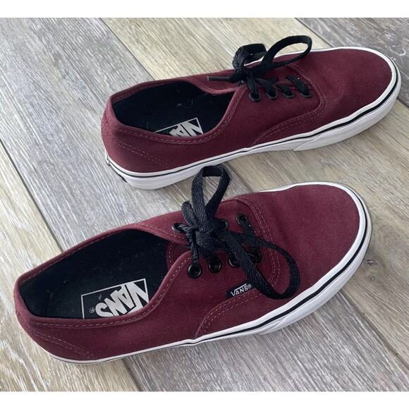 Vans Unisex Of The Wall 721454 Red Black Sneaker Shoes US Size M 4.5 / W 6 - Picture 2 of 10